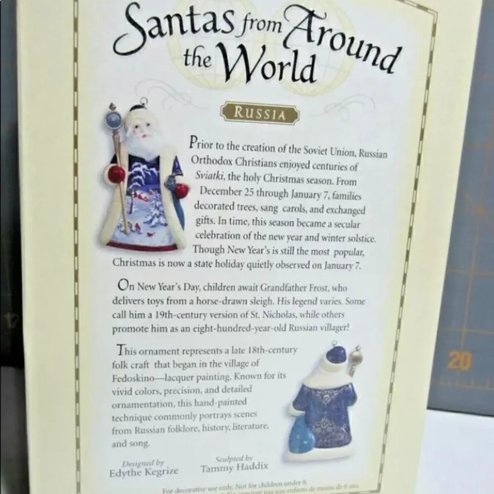Hallmark 2004 Santas From Around The World Russian